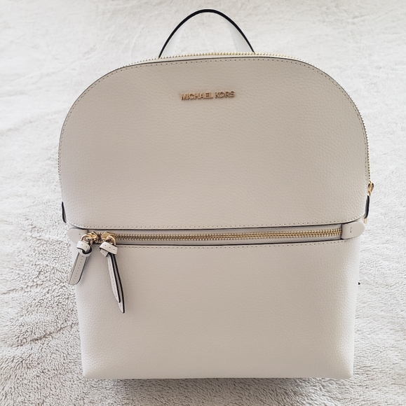 Michael Kors Handbags - Michael Kors White Backpack